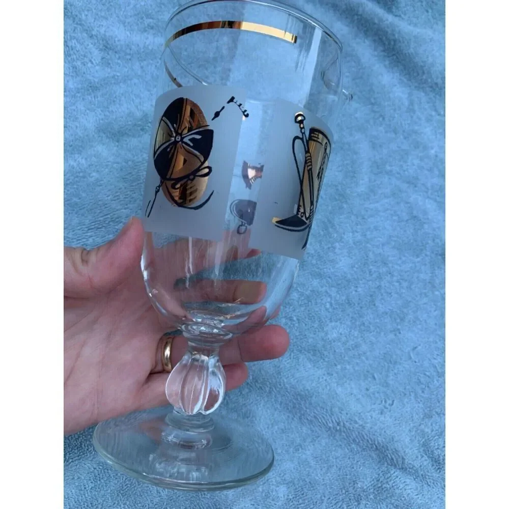 Libbey Barware Fireman Top Hat Jockey Mixing Glass Pitcher